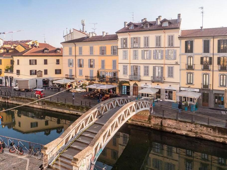 Romantic Flat On Navigli River By Easylife Milano Eksteriør bilde