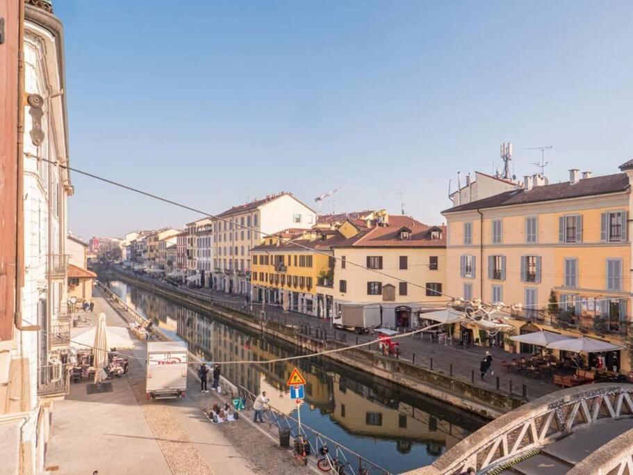 Romantic Flat On Navigli River By Easylife Milano Eksteriør bilde